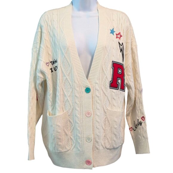 Forever 21 cream cable-knit cardigan - NWT - size Small - Picture 1 of 3